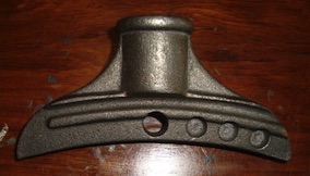 #00700 auger yoke ductile iron casting.